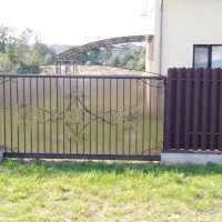Ворота откатные кованые без двигателя ВО5